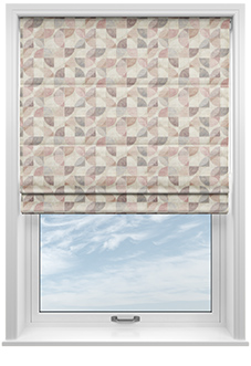 Mosaic Tile, Valentine - Roman Blind